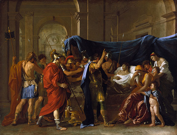 Death of Germanicus 1628 by Nicolas Poussin | Oil Painting Reproduction