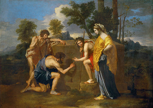 Et in Arcadia ego 1638 by Nicolas Poussin | Oil Painting Reproduction