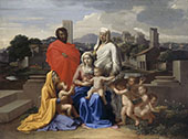 Holy Family 1649 By Nicolas Poussin