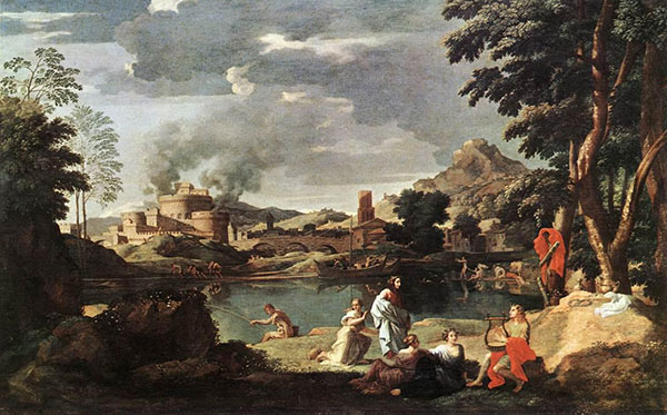 Landscape with Orpheus and Euridice | Oil Painting Reproduction