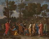 Sacrament of Ordination Christ Presenting the Keys to Saint Peter 1640 By Nicolas Poussin