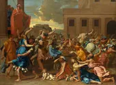 The Abduction of the Sabine Women 1634 By Nicolas Poussin