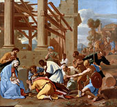 The Adoration of the Magi 1633 By Nicolas Poussin