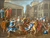 The Rape of the Sabine Women 1638 By Nicolas Poussin