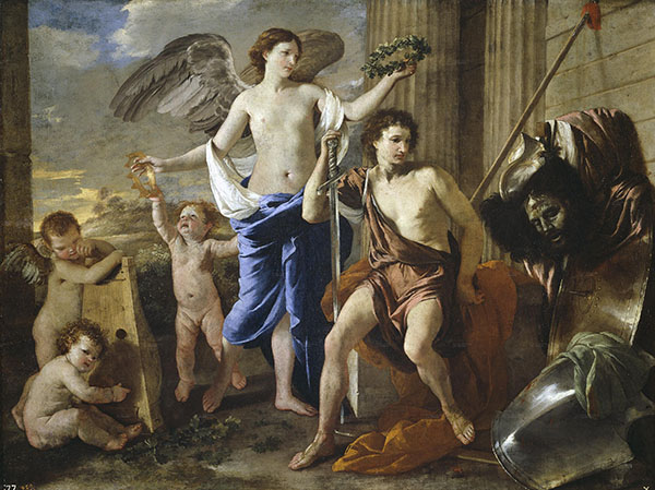 The Triumph of David 1630 by Nicolas Poussin | Oil Painting Reproduction
