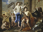 The Triumph of David 1630 By Nicolas Poussin