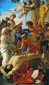 The Martyrdom of Saint Erasmus 1630 By Nicolas Poussin