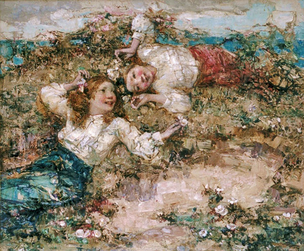 Anemones by Edward Atkinson Hornel | Oil Painting Reproduction