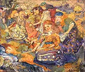 Children Fishing By Edward Atkinson Hornel