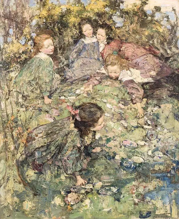 Easter Egg By Edward Atkinson Hornel