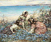 Picking Flowers By Edward Atkinson Hornel