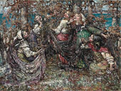 Ring a Ring a Roses By Edward Atkinson Hornel