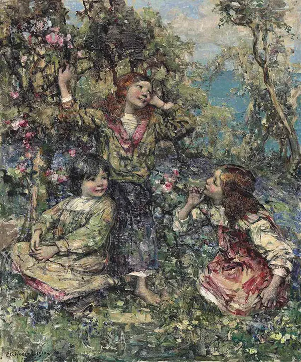 The Echo By Edward Atkinson Hornel
