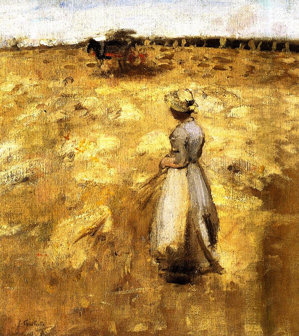 Field Work in the Lothians by James Guthrie | Oil Painting Reproduction