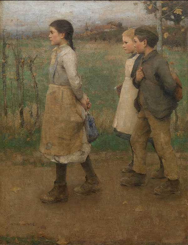 School Mates by James Guthrie | Oil Painting Reproduction