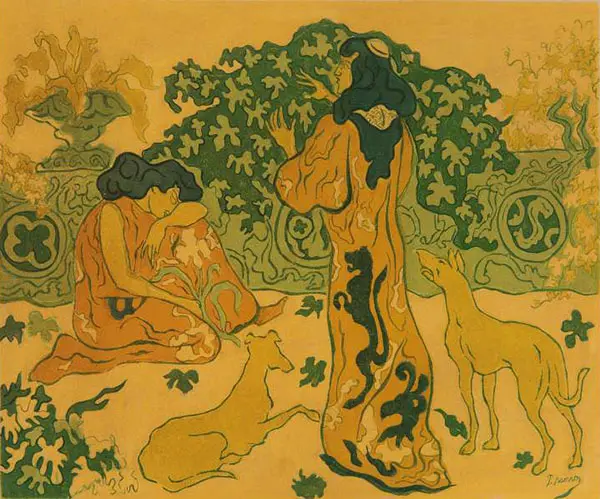 Les Princesses a la Terrasse 1894 By Paul-Elie Ranson