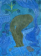 The Blue Bathroom 1891 By Paul-Elie Ranson