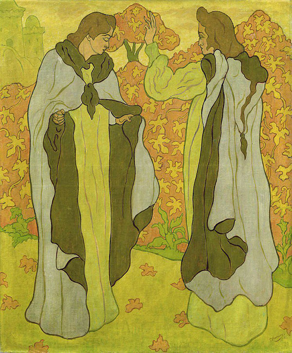 The Two Graces by Paul-Elie Ranson | Oil Painting Reproduction