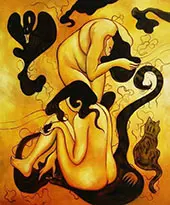 Two Nudes By Paul-Elie Ranson