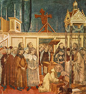 Institution of The Crib at Greccio 1295 By GIOTTO (Giotto di Bondone)