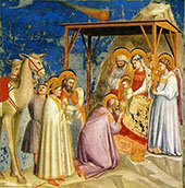Adoration of The Magi 1303 By GIOTTO (Giotto di Bondone)