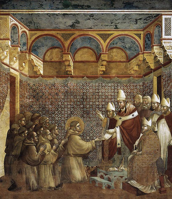 Legend of St Francis 7 Confirmation of The Rule 1299 | Oil Painting Reproduction