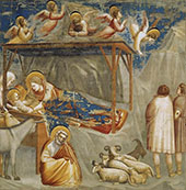 Nativity 1303 By GIOTTO (Giotto di Bondone)