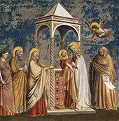 No. 19 Scenes from The Life of Christ 3 Presentation of Christ at The Temple 1306 By GIOTTO (Giotto di Bondone)
