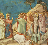 Raising of Lazarus By GIOTTO (Giotto di Bondone)