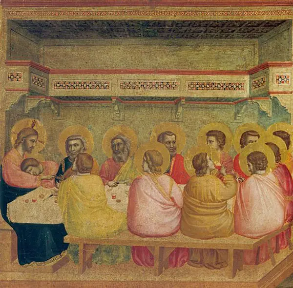 The Last Supper c1304 By GIOTTO (Giotto di Bondone)