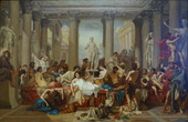 The Romans in their Decadence 1847 By Thomas Couture
