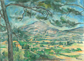 The Montagne Sainte Victoire with a Large Pine 1887 By Paul Cezanne