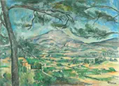 The Montagne Sainte Victoire with a Large Pine 1887 By Paul Cezanne