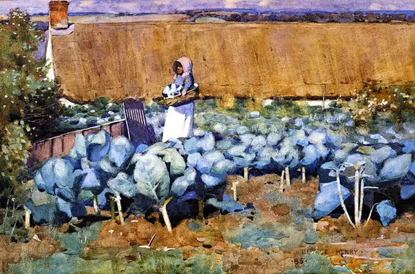 A Cottar's Garden By George Henry