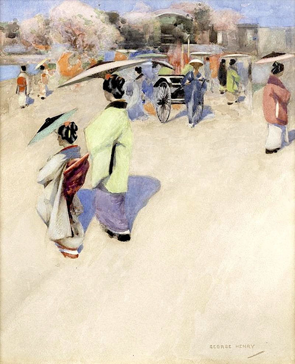 A Promenade Tokyo by George Henry | Oil Painting Reproduction
