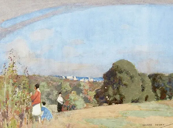 Gathering Berries By George Henry