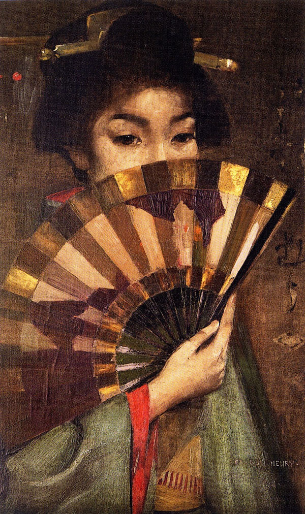 Geisha Girl by George Henry | Oil Painting Reproduction