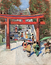 Japanese Scene By George Henry
