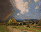 Landscape with Rainbow By George Henry