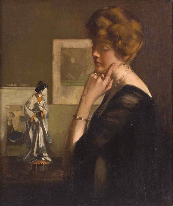 Reverie by George Henry | Oil Painting Reproduction