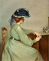 The Blue Veil 1904 By George Henry