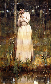 The Girl in White 1886 By George Henry