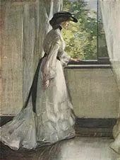 At The Window 1916 By George Henry