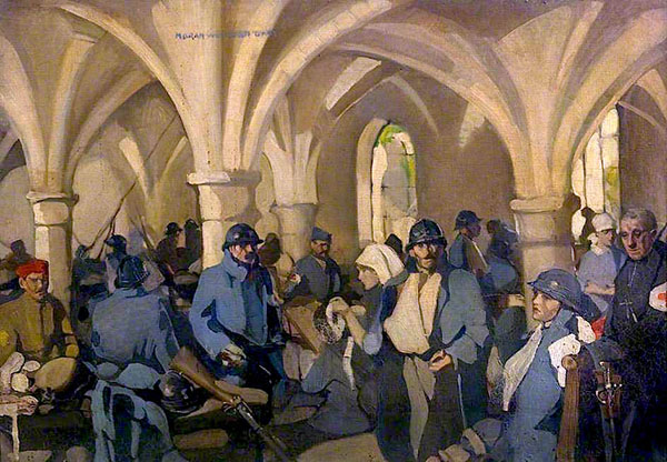 Hopital Auxiliaire D'Armee 1918 | Oil Painting Reproduction