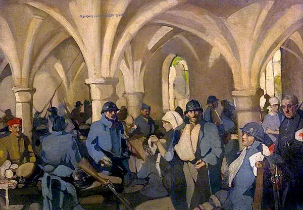 Hopital Auxiliaire D'Armee 1918 By Norah Neilson Gray