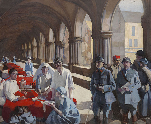 The Scottish Women's Hospital | Oil Painting Reproduction