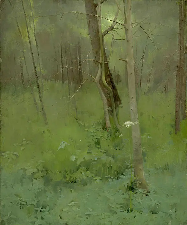 At The Edge of The Wood 1919 By Thomas Millie Dow