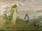 A Vision of Spring 1902 By Thomas Millie Dow