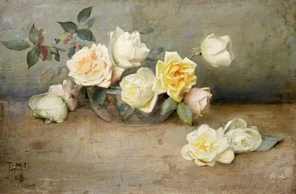 Roses By Thomas Millie Dow