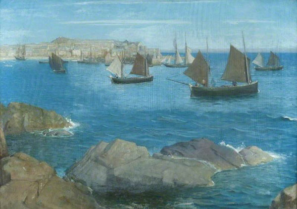 St Ives Cornwall by Thomas Millie Dow | Oil Painting Reproduction